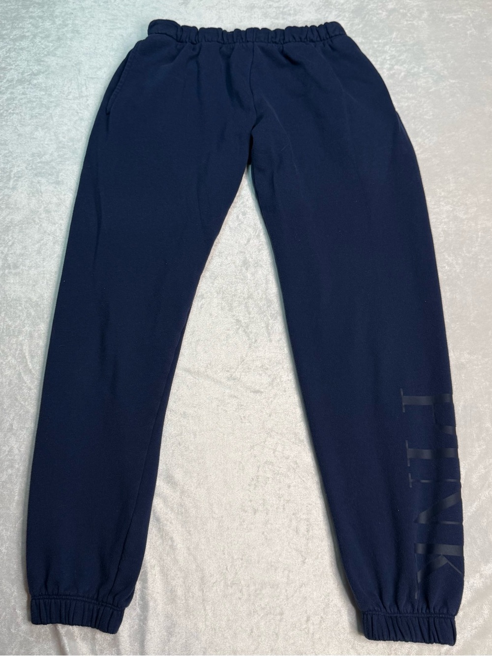 Victoria's Secret PINK Navy Blue Fleece Lined Sweatpants